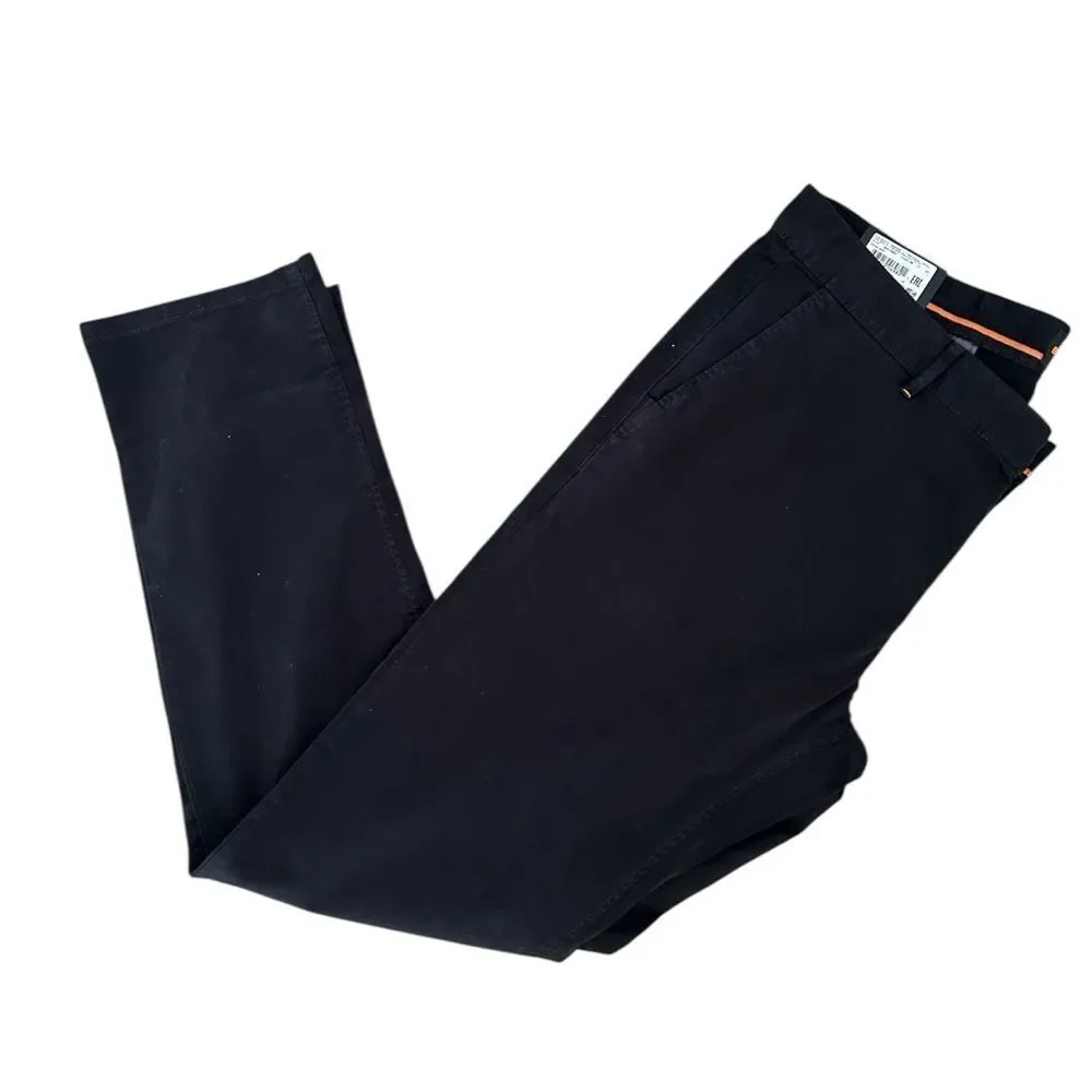BOSS Slim-Fit Chinos Pants, Black, Size 38/34, NWT
